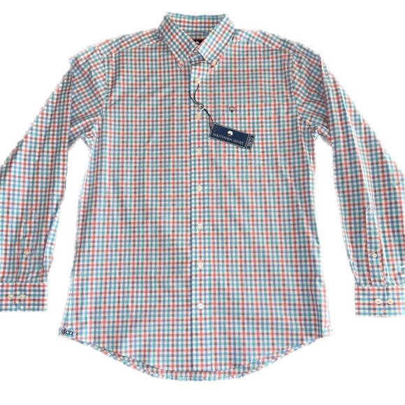 The Southern Shirt Company Other - NWT Southern Shirt Co. Midtown Check Dress Button Down - Regatta